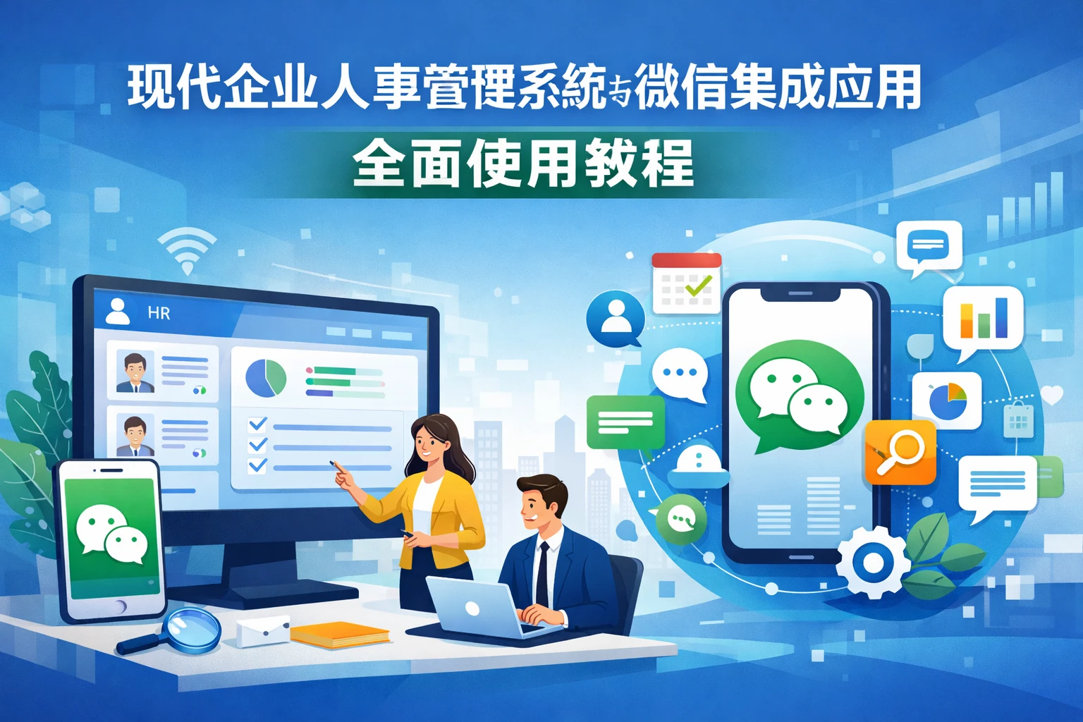 现代企业人事管理系统与微信集成应用全面使用教程