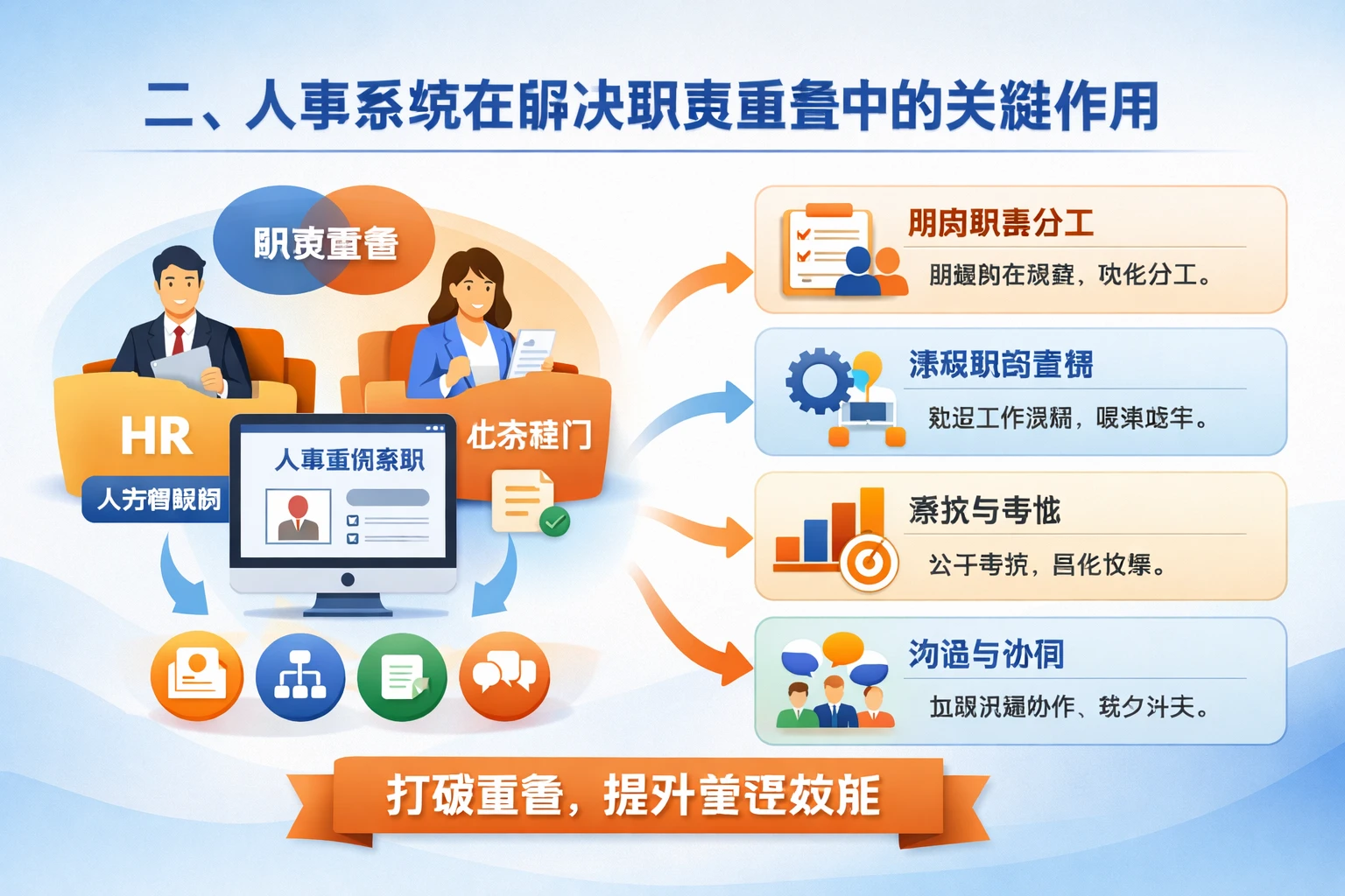 二、人事系统在解决职责重叠中的关键作用