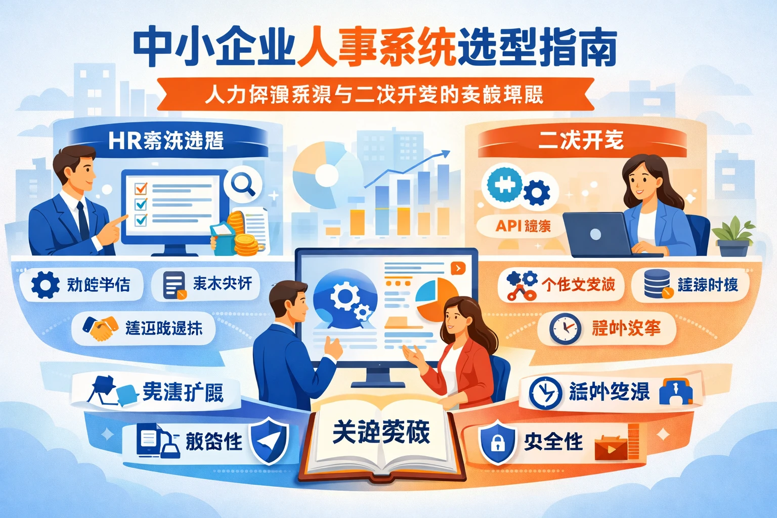 中小企业人事系统选型指南：人力资源系统与二次开发的关键策略
