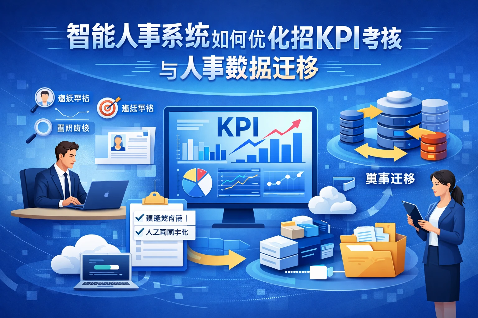 智能人事系统如何优化招聘KPI考核与人事数据迁移
