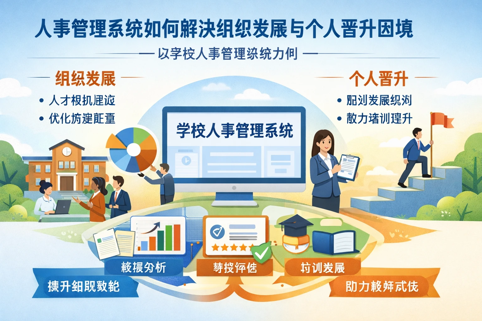 人事管理系统如何解决组织发展与个人晋升困境——以学校人事管理系统为例
