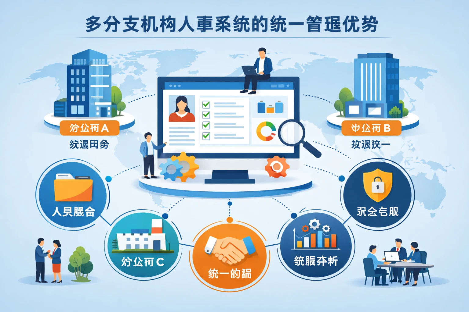 多分支机构人事系统的统一管理优势