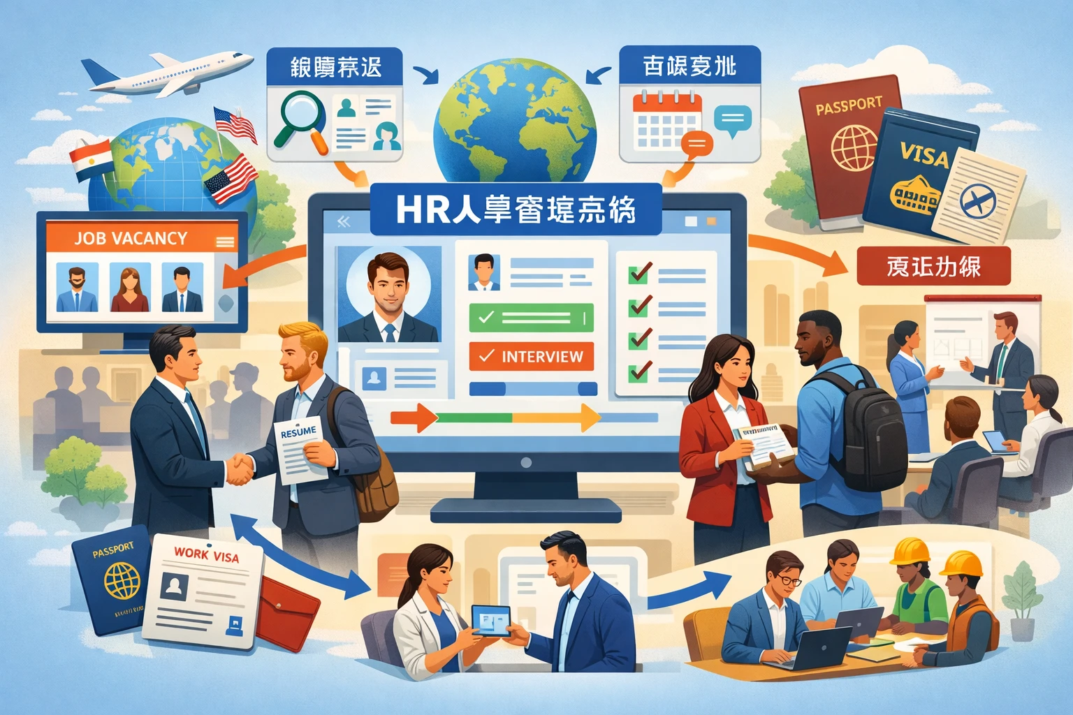 人事管理系统在外籍员工招聘与入职全流程中的关键作用