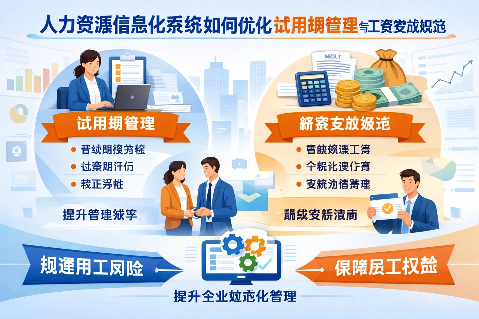 人力资源信息化系统如何优化试用期管理与工资发放规范