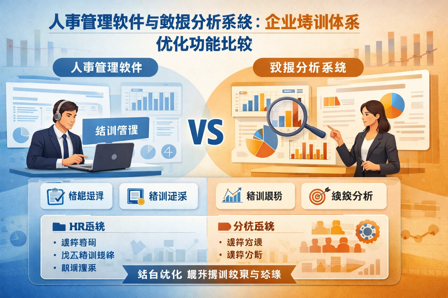 人事管理软件与数据分析系统：企业培训体系优化功能比较