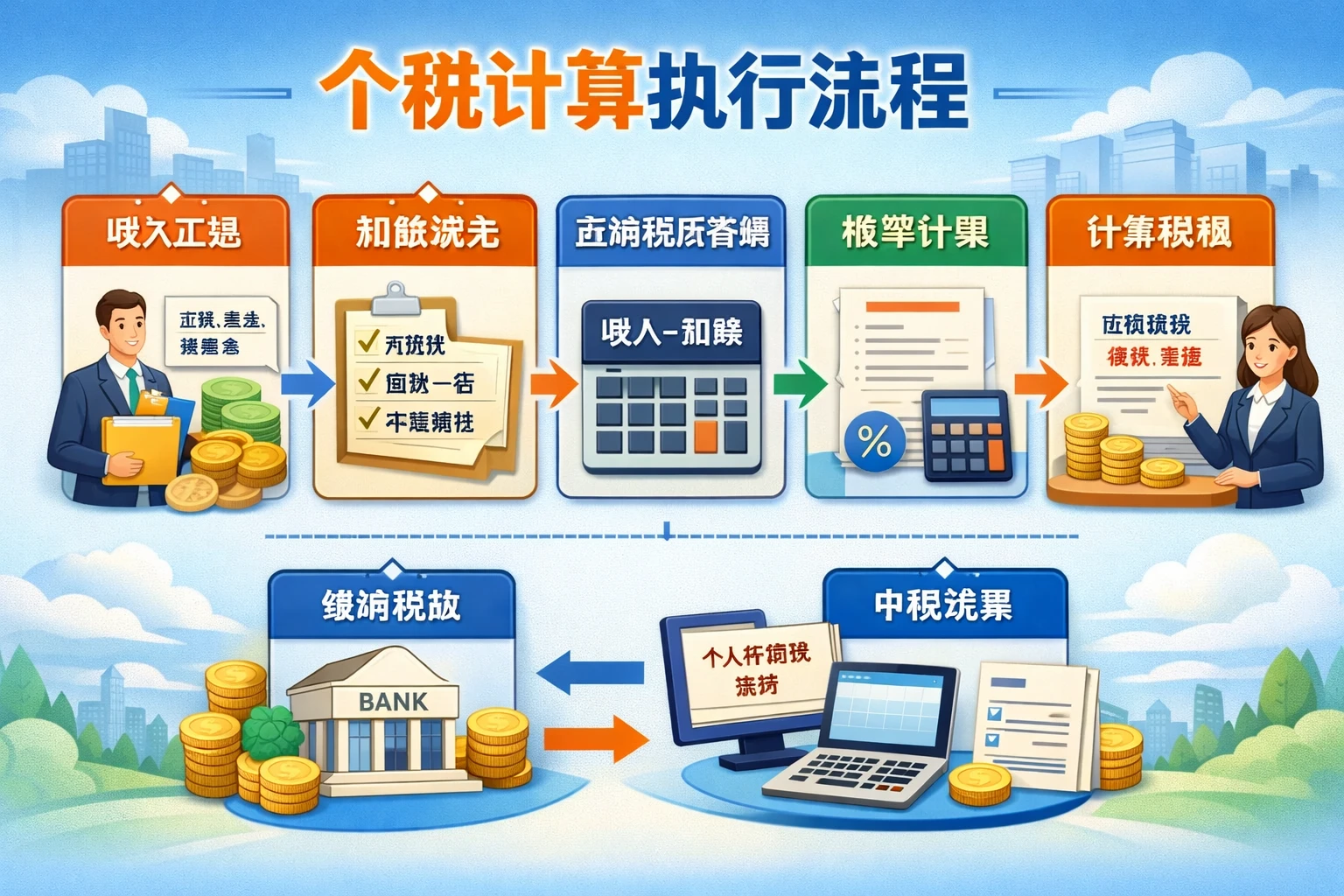 个税计算执行流程