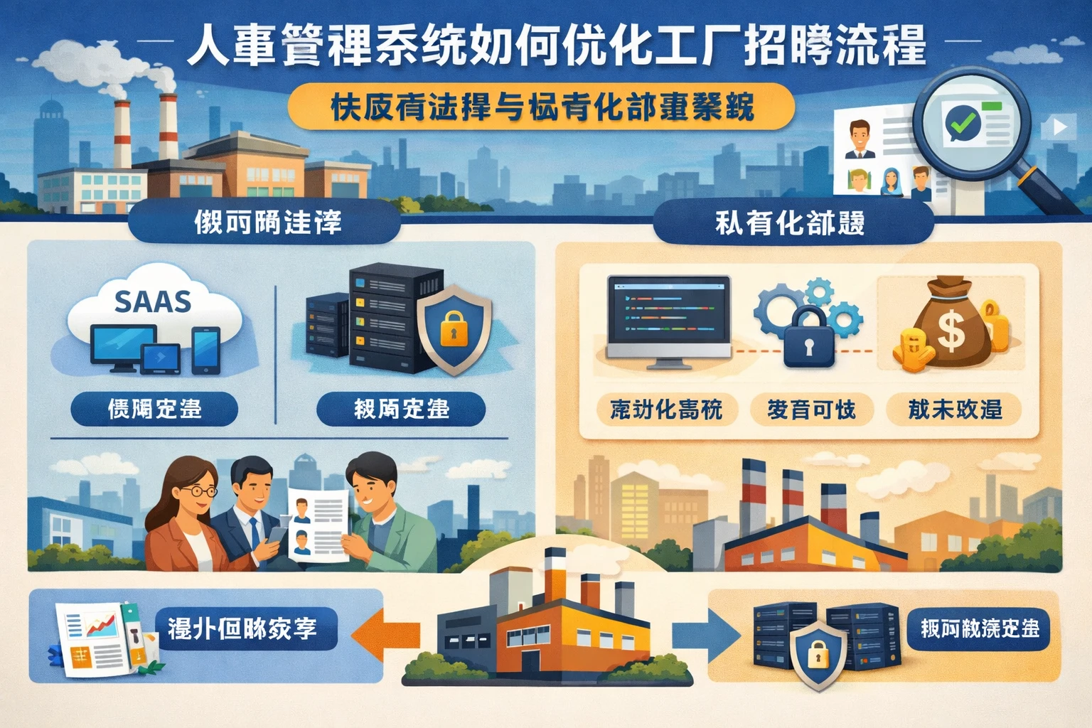 人事管理系统如何优化工厂招聘流程:供应商选择与私有化部署策略