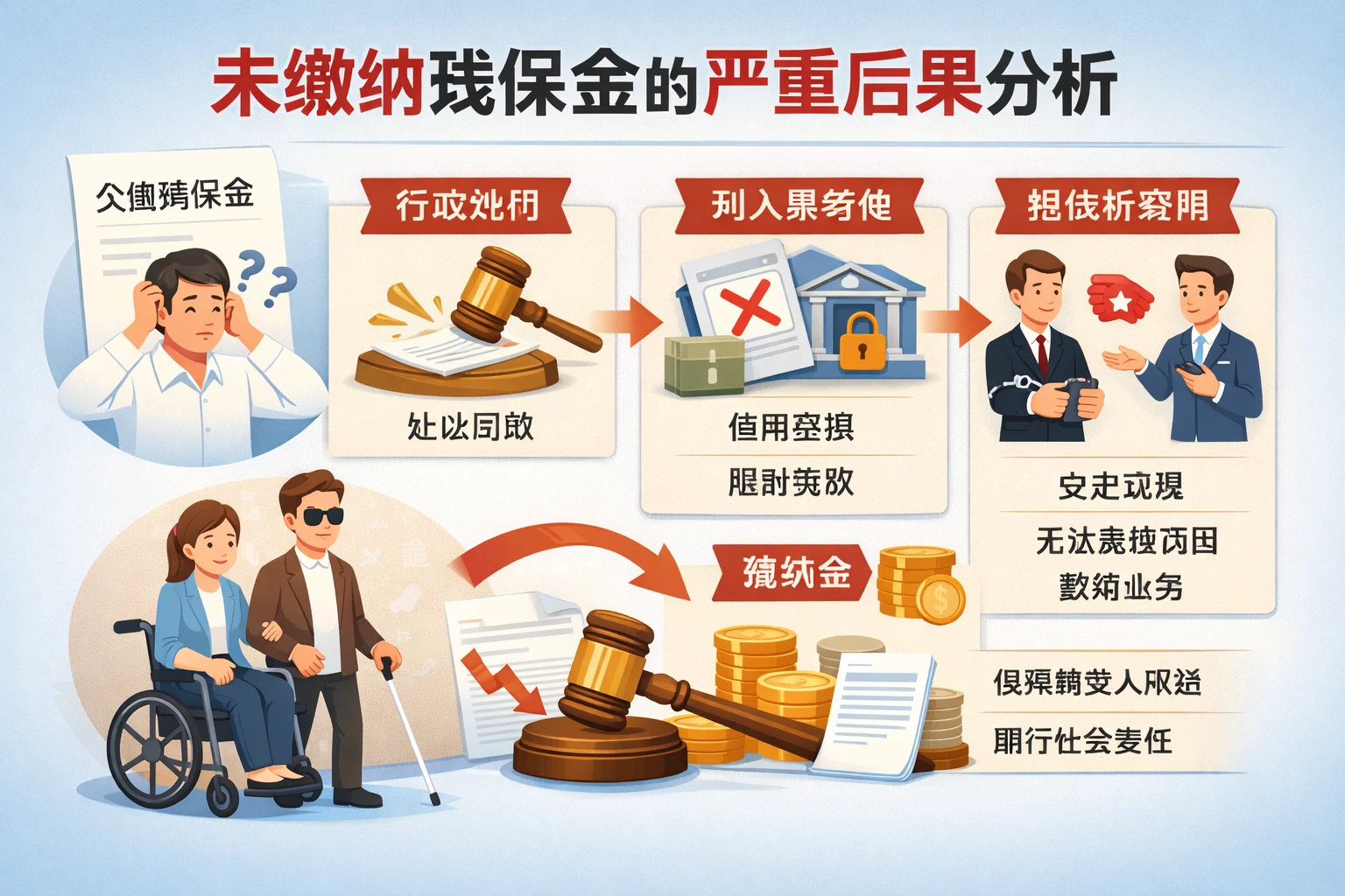 未缴纳残保金的严重后果分析