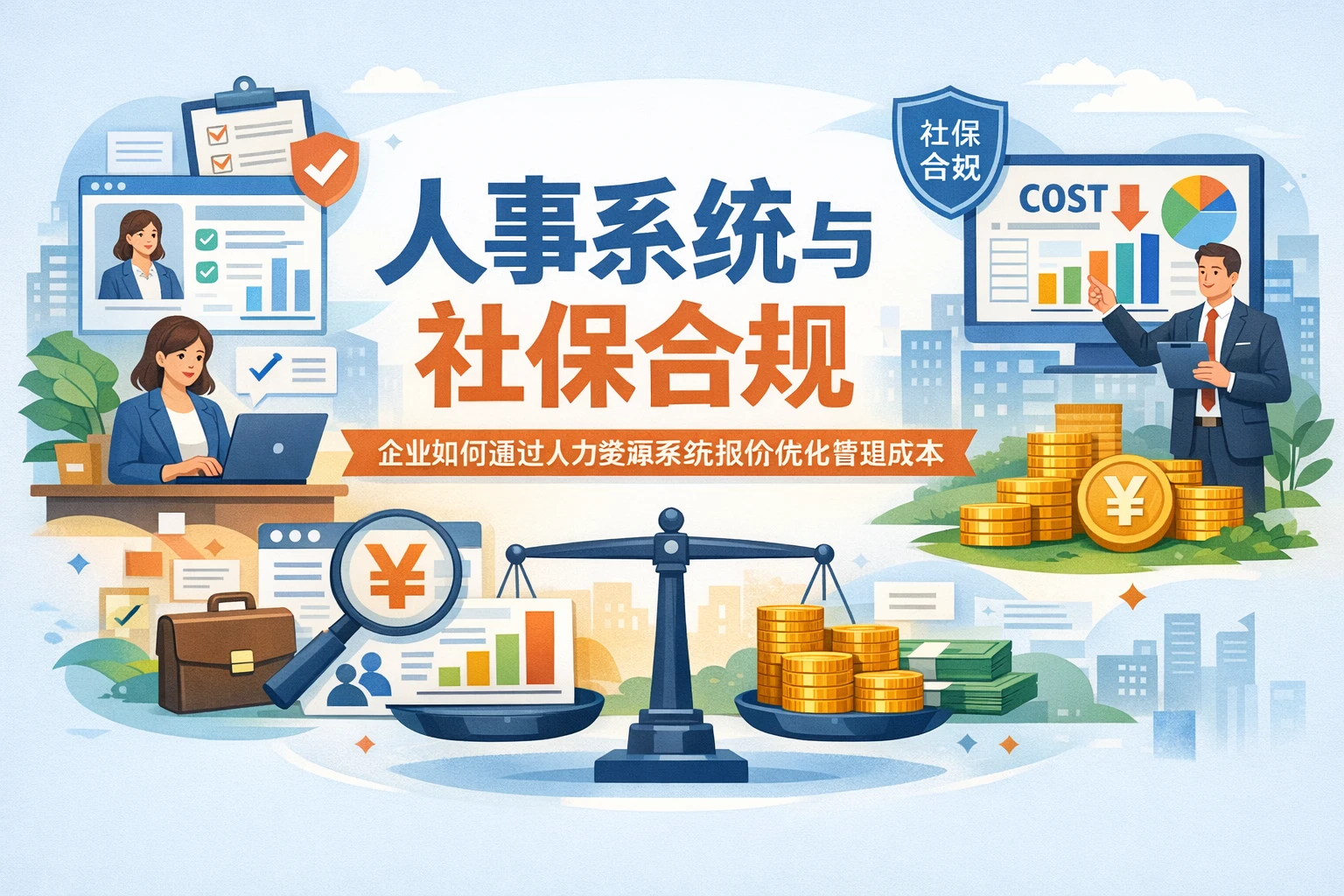 人事系统与社保合规：企业如何通过人力资源系统报价优化管理成本