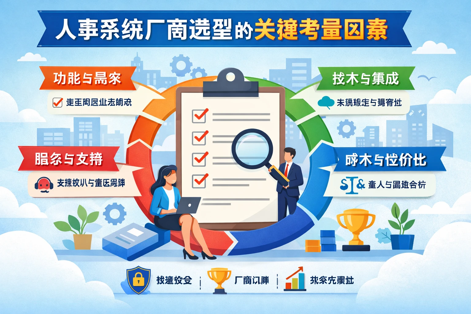 人事系统厂商选型的关键考量因素