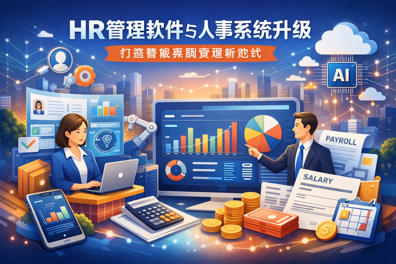 HR管理软件与人事系统升级：打造智能薪酬管理新范式
