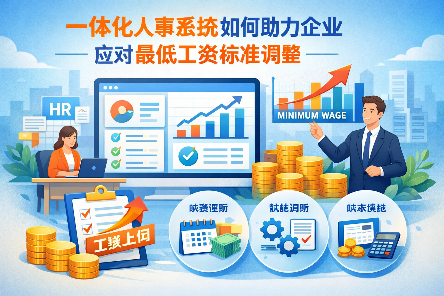 一体化人事系统如何助力企业应对最低工资标准调整