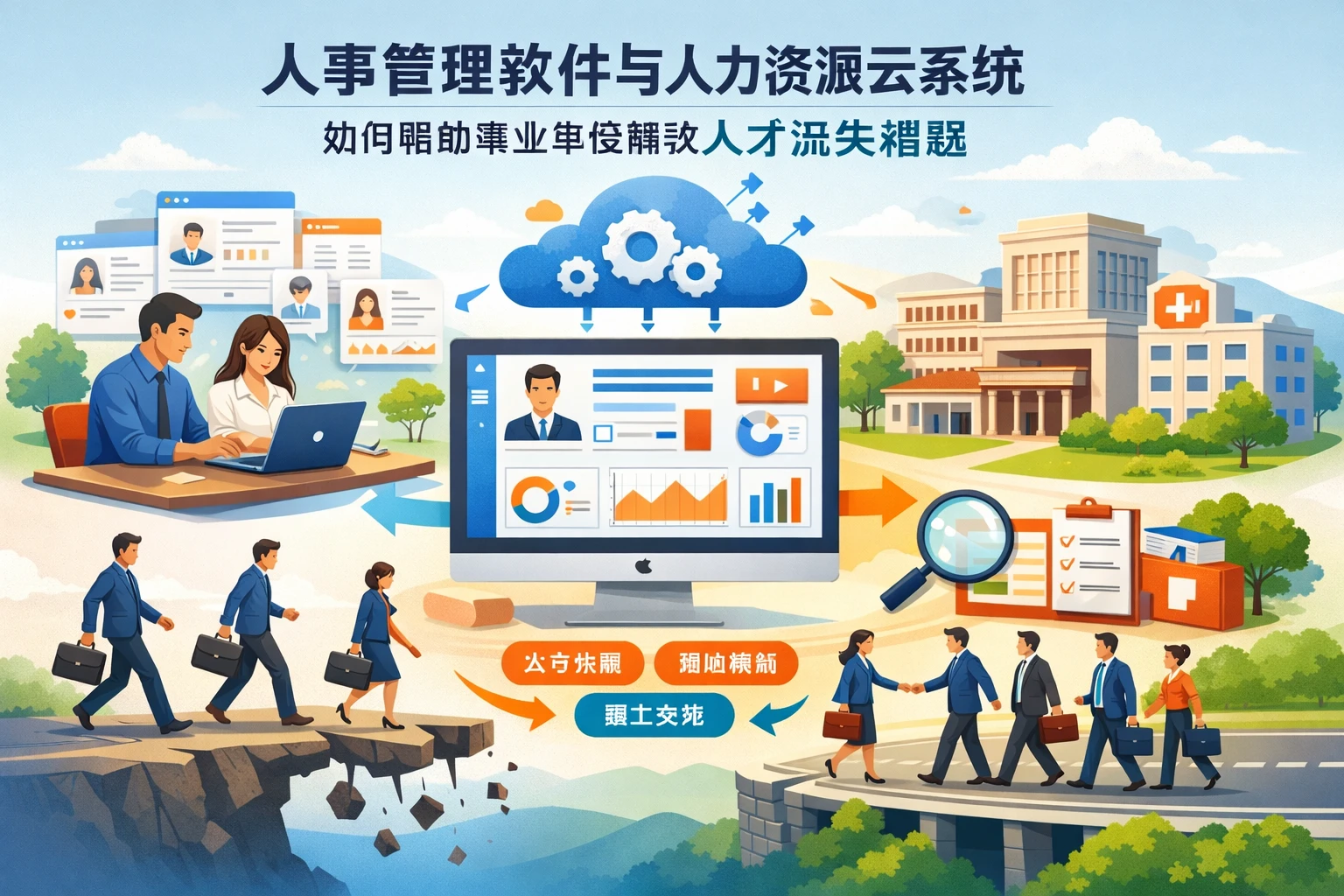 人事管理软件与人力资源云系统如何帮助事业单位解决人才流失难题