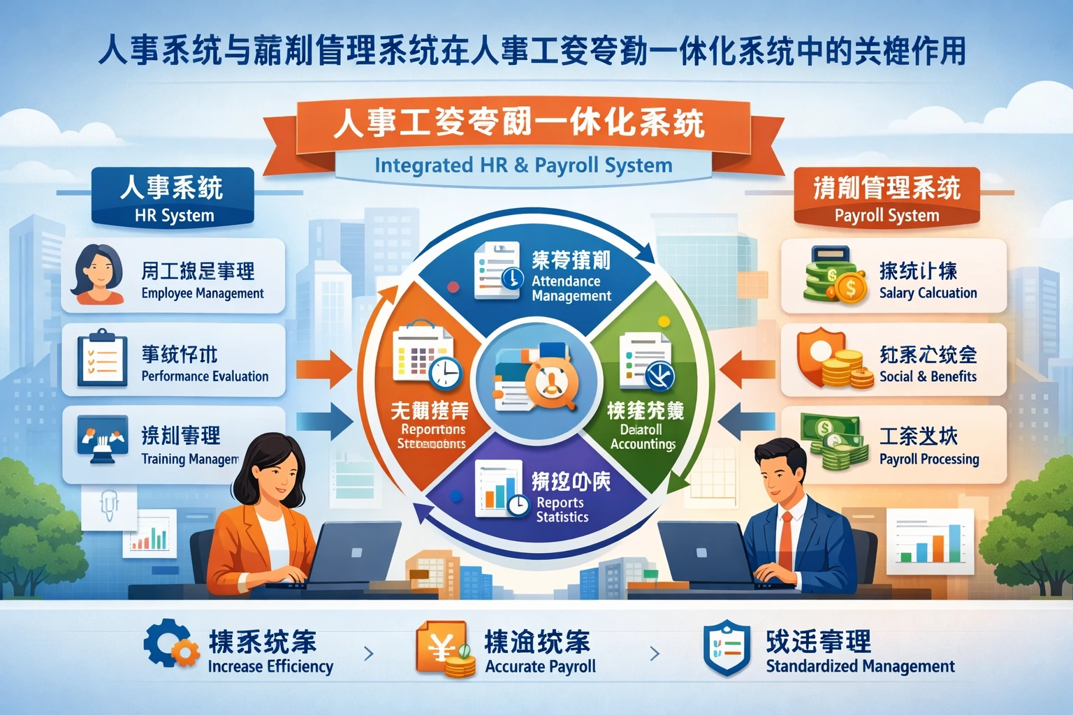 人事系统与薪酬管理系统在人事工资考勤一体化系统中的关键作用