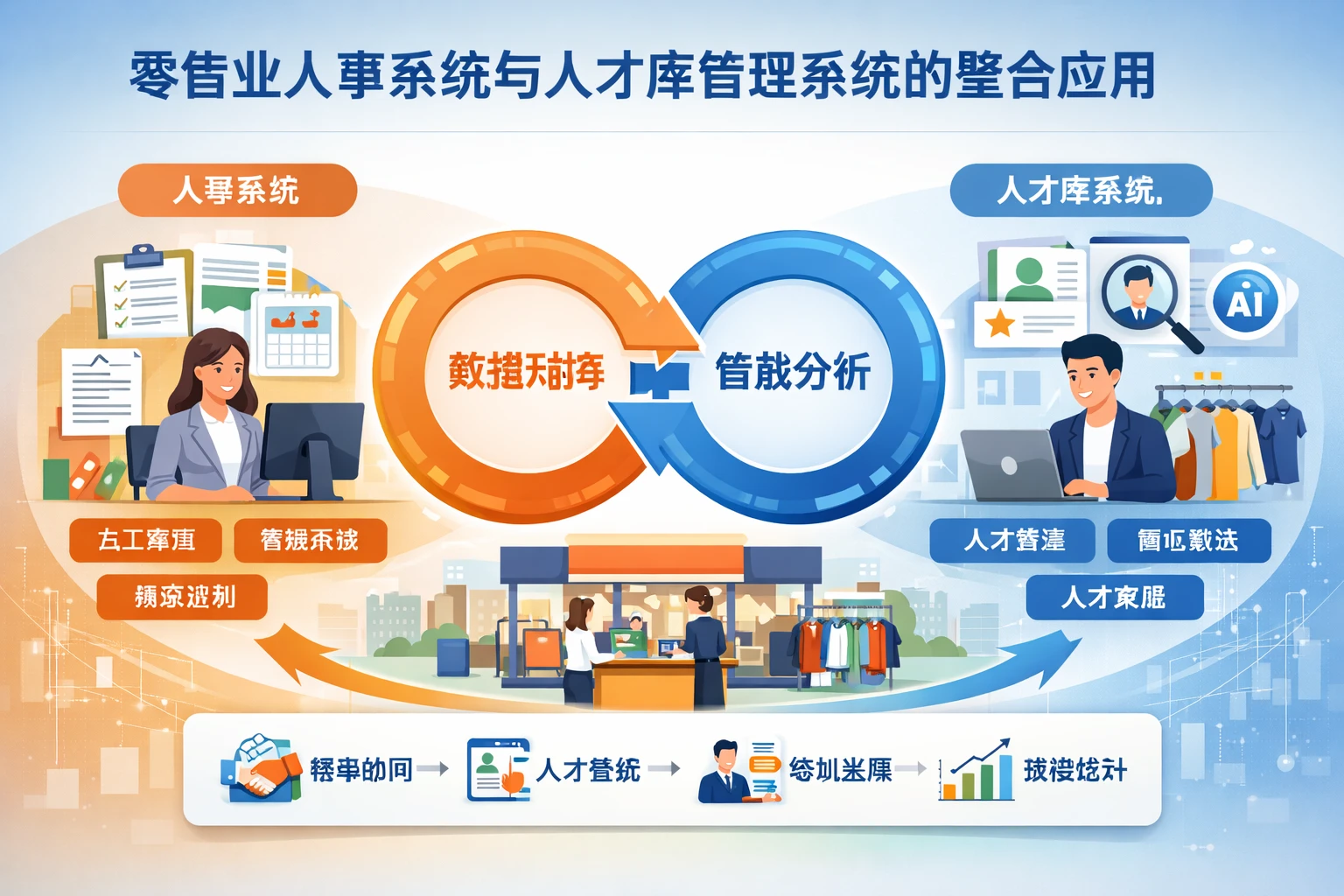 零售业人事系统与人才库管理系统的整合应用