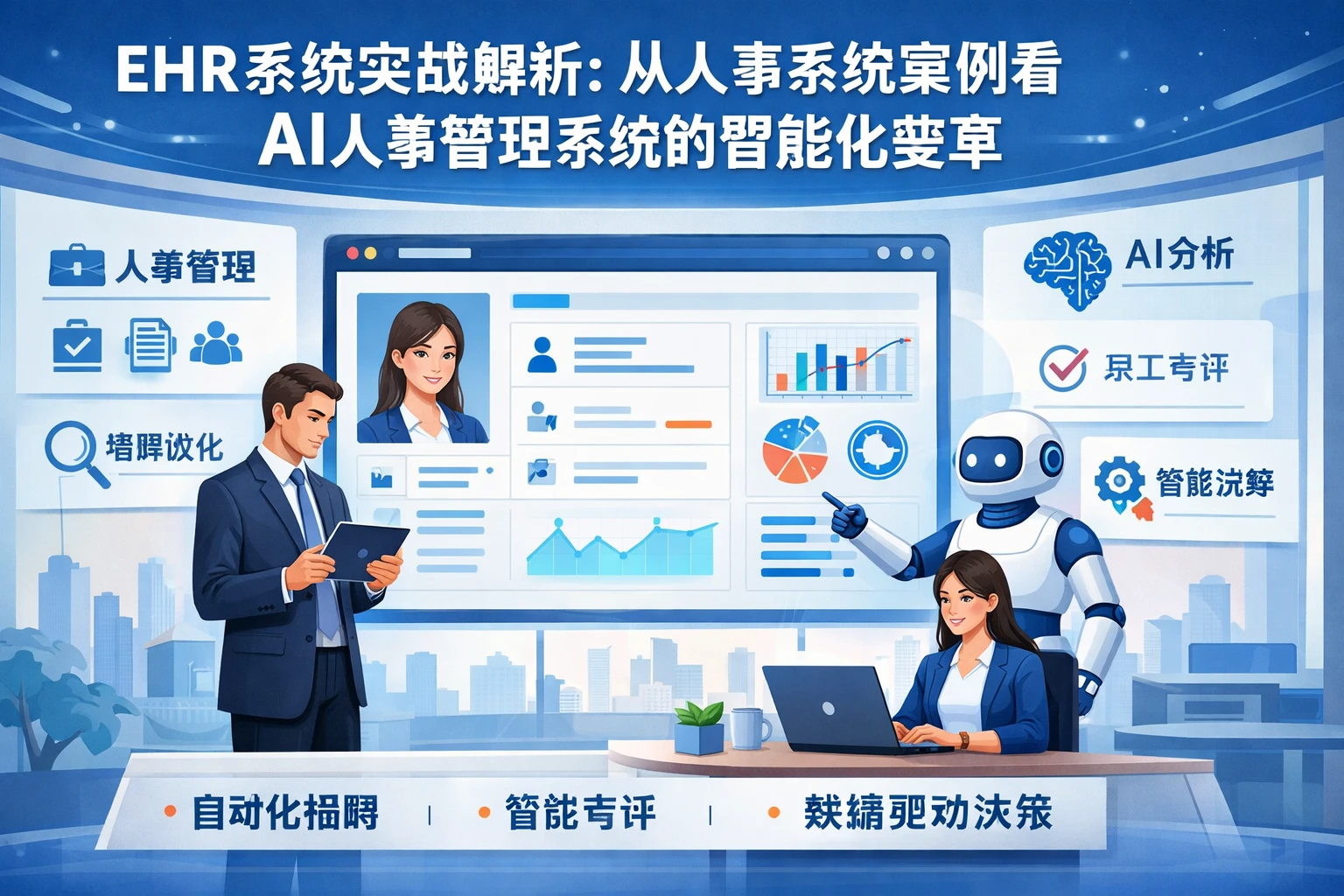 EHR系统实战解析：从人事系统案例看AI人事管理系统的智能化变革