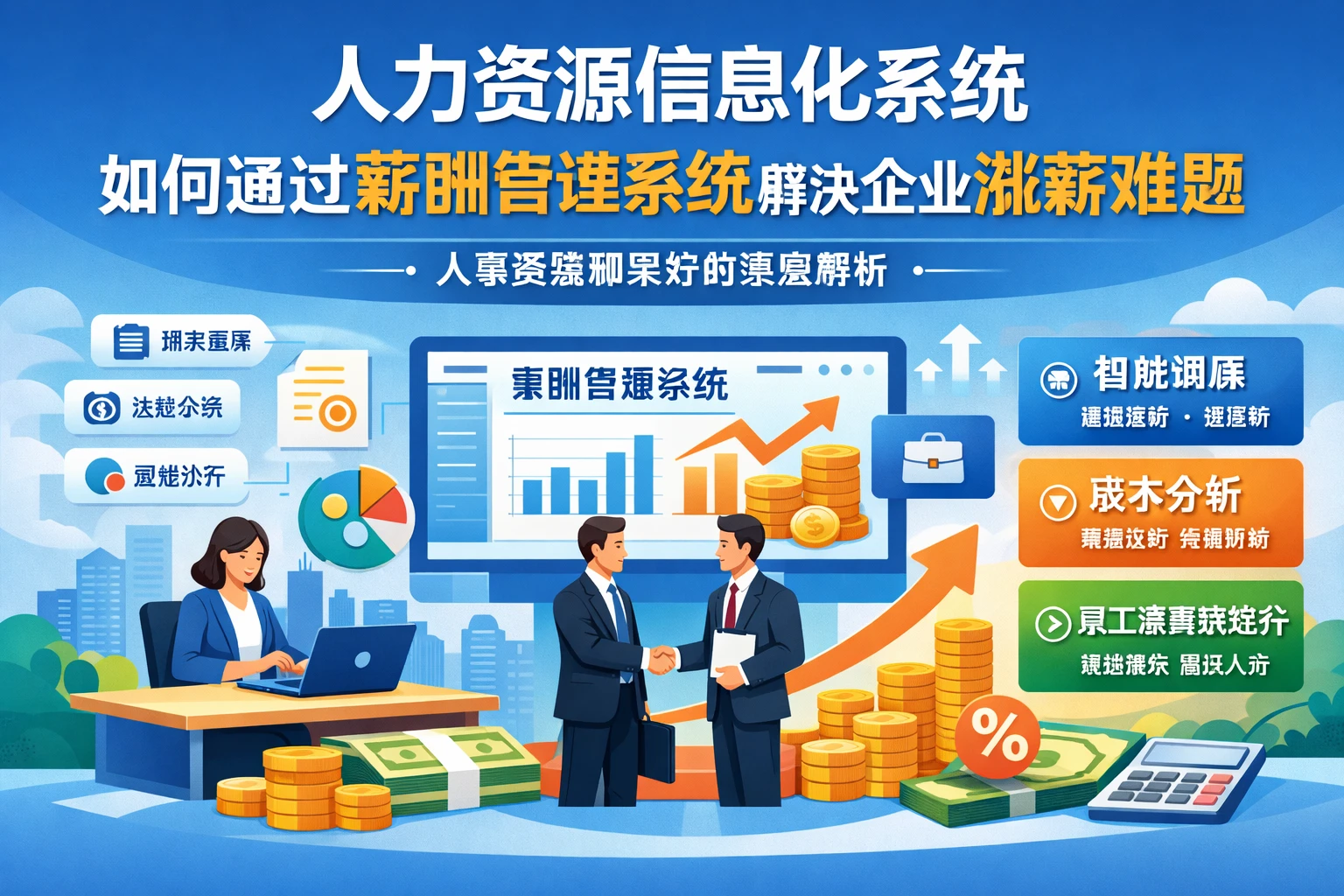 人力资源信息化系统如何通过薪酬管理系统解决企业涨薪难题 - 人事系统哪家好的深度解析