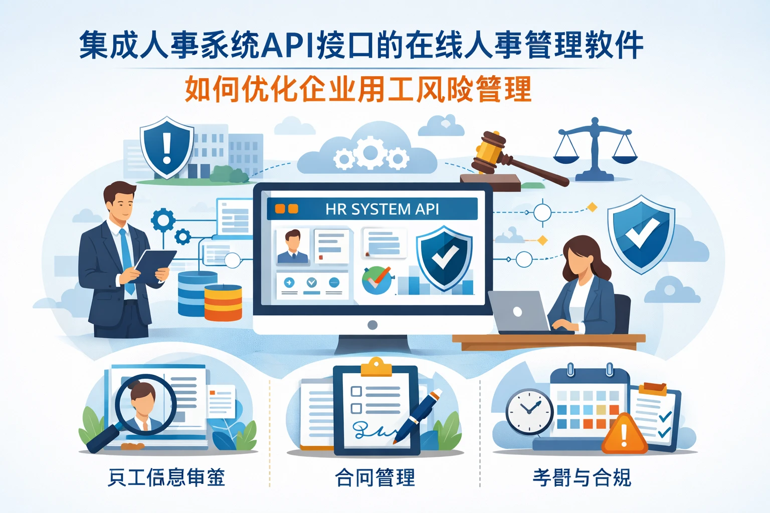 集成人事系统API接口的在线人事管理软件如何优化企业用工风险管理