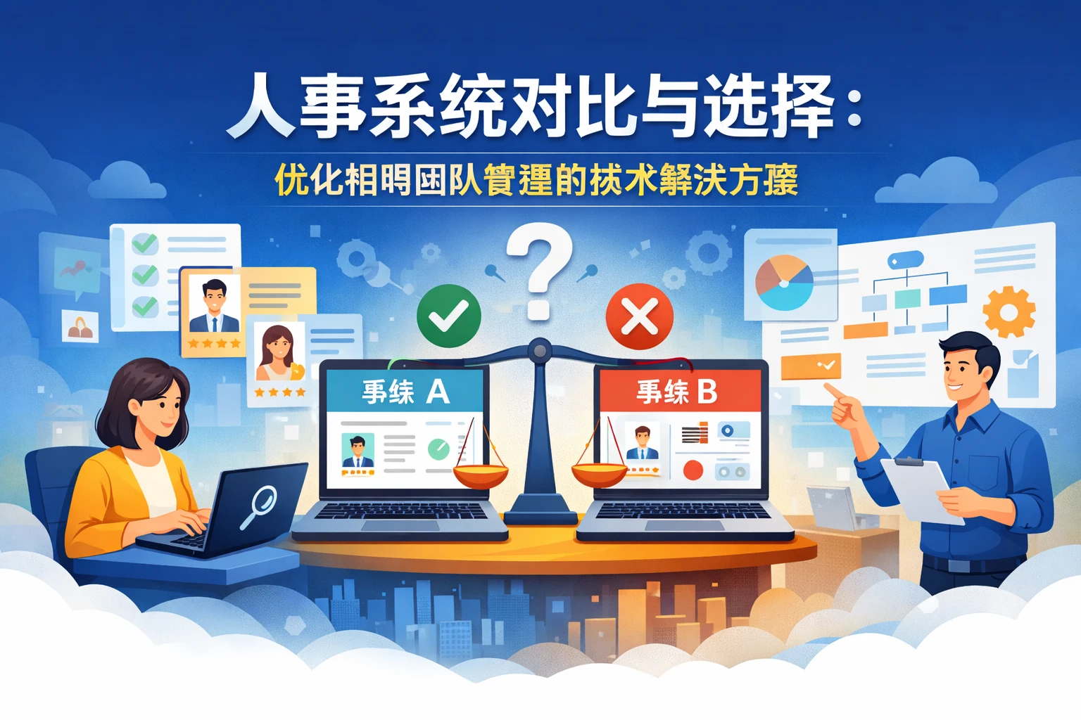 人事系统对比与选择：优化招聘团队管理的技术解决方案