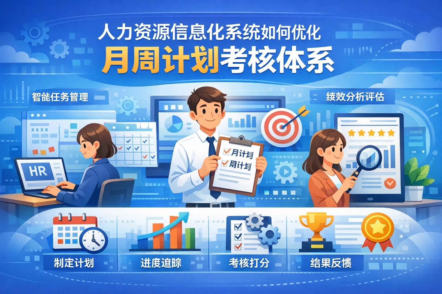 人力资源信息化系统如何优化月周计划考核体系