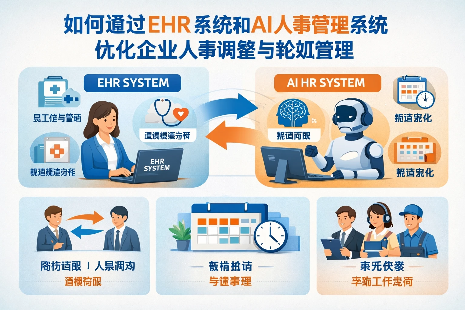 如何通过EHR系统和AI人事管理系统优化企业人事调整与轮班管理