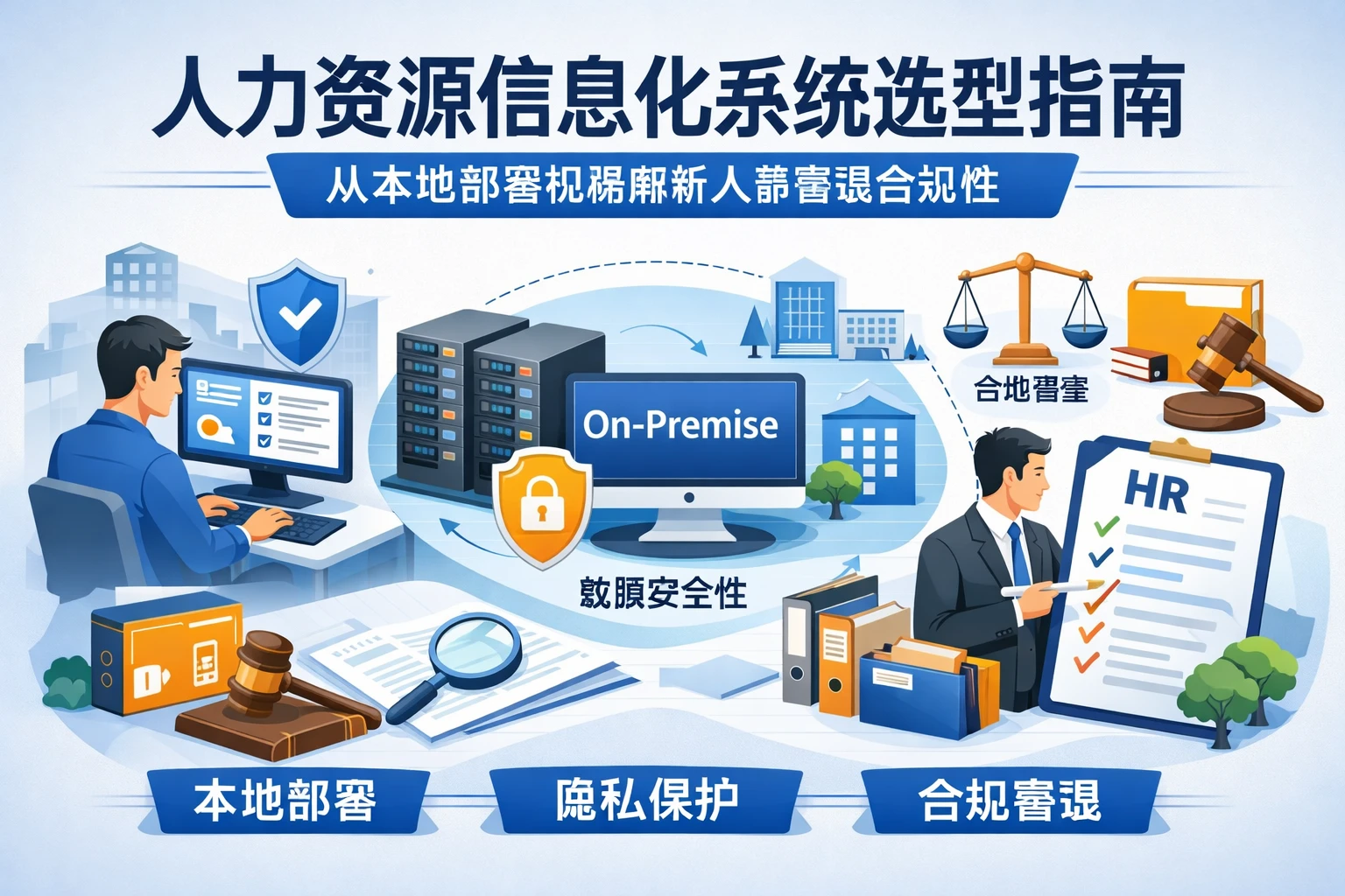 人力资源信息化系统选型指南：从本地部署视角解析人事管理合规性