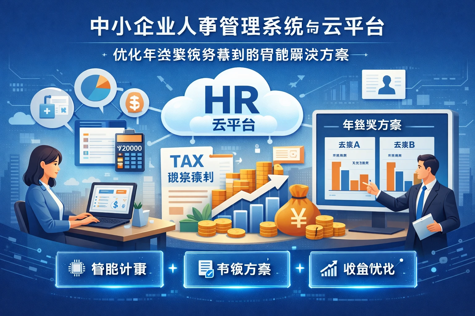 中小企业人事管理系统与云平台：优化年终奖税务筹划的智能解决方案