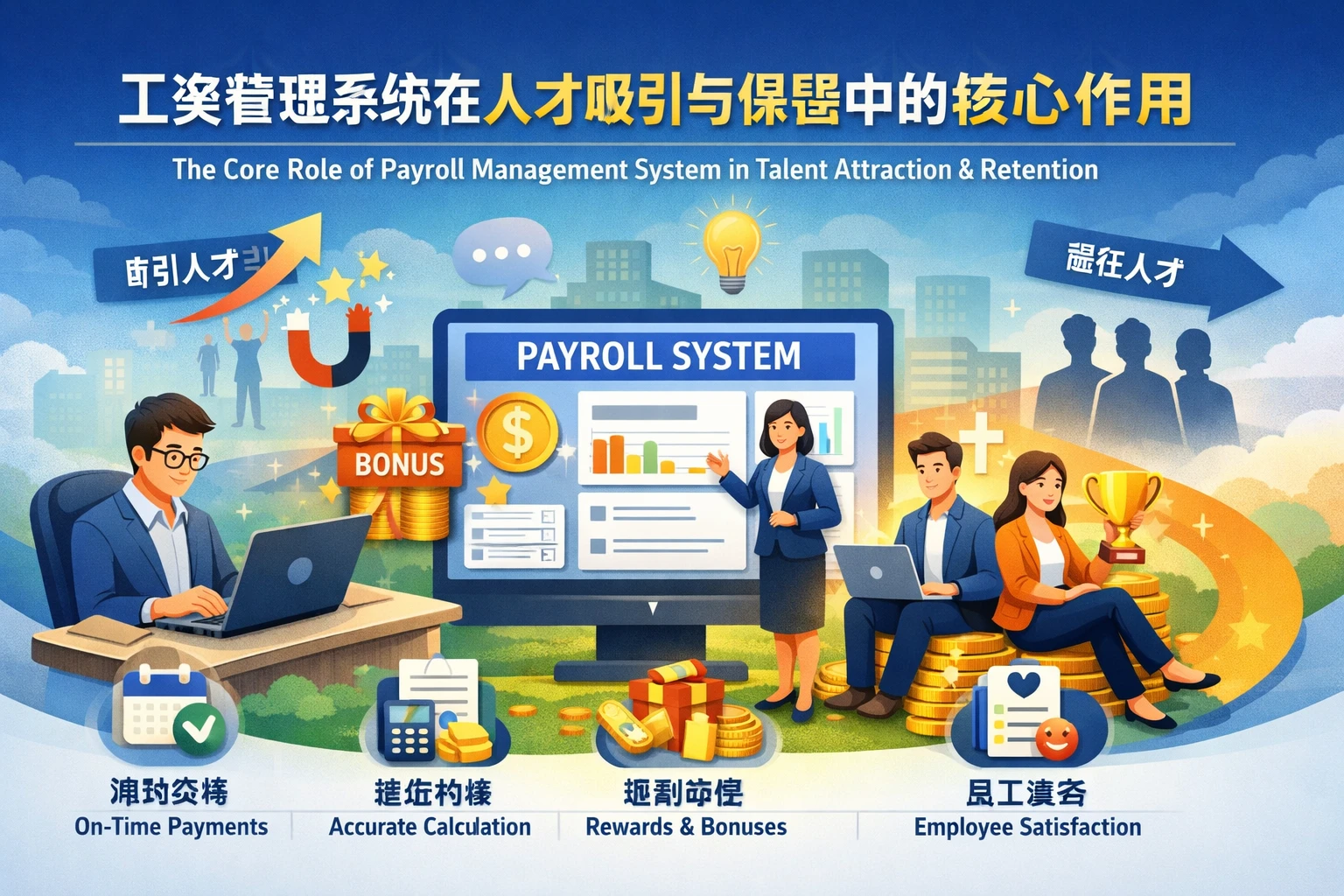 工资管理系统在人才吸引与保留中的核心作用