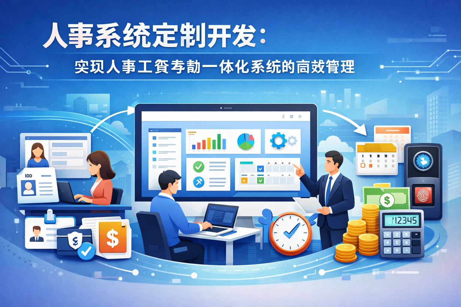 人事系统定制开发:实现人事工资考勤一体化系统的高效管理