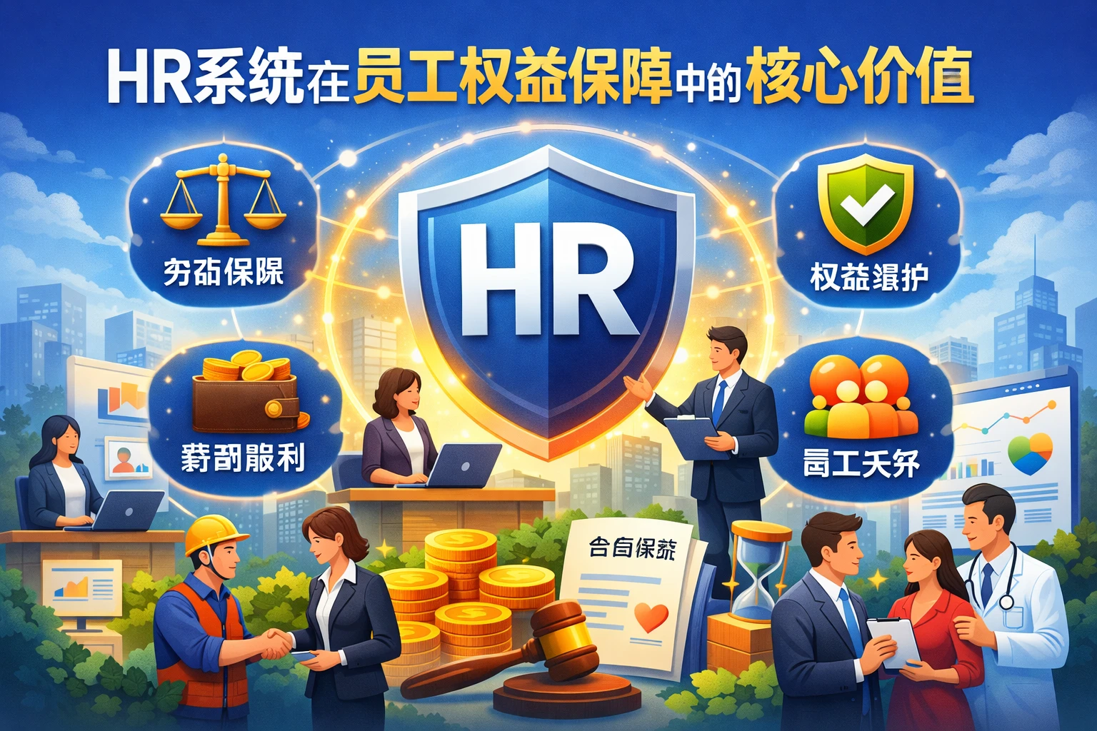 HR系统在员工权益保障中的核心价值