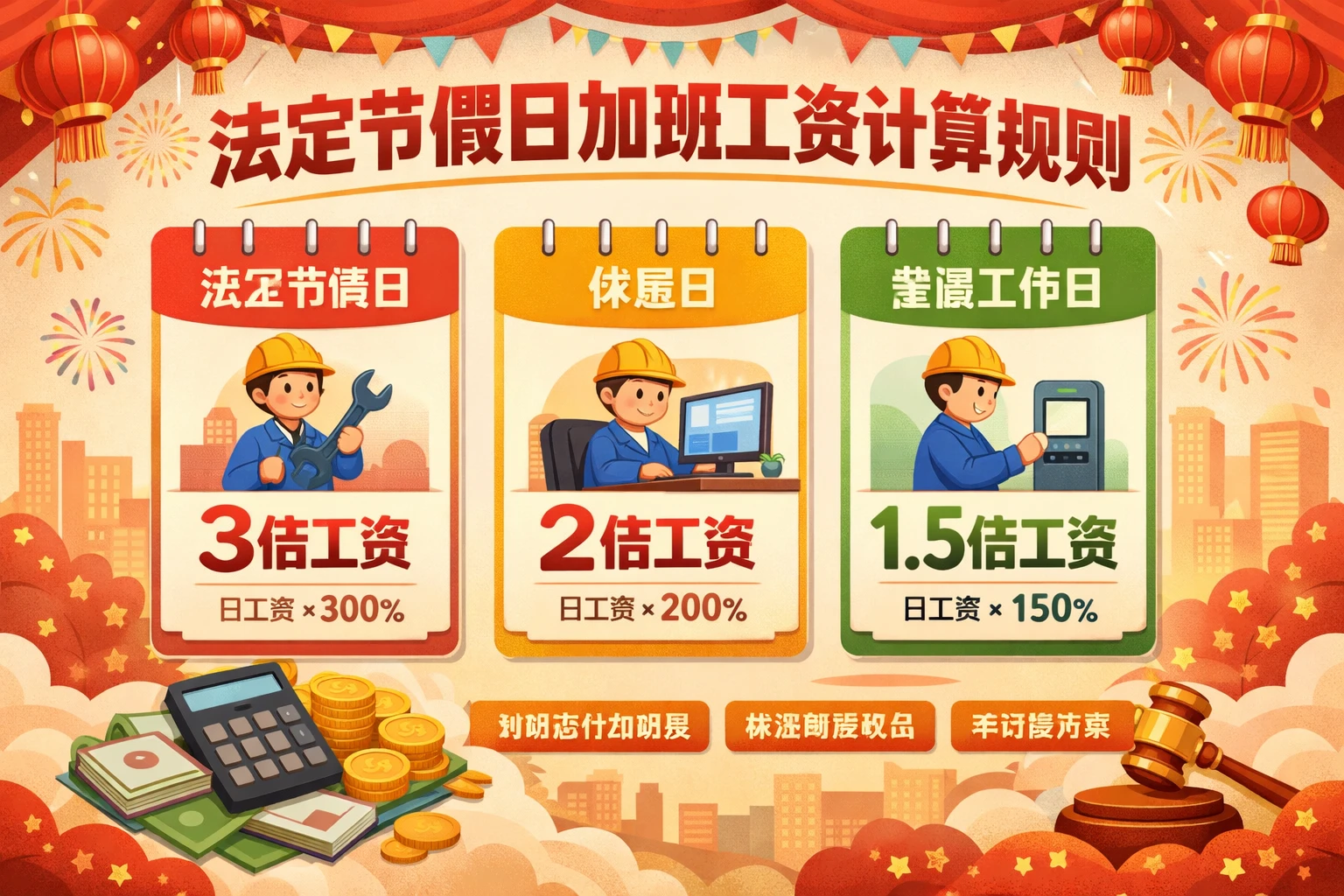 法定节假日加班工资计算规则