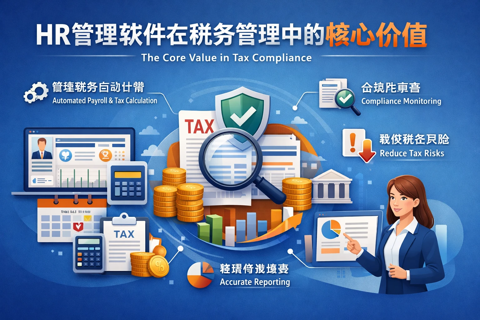 HR管理软件在税务管理中的核心价值