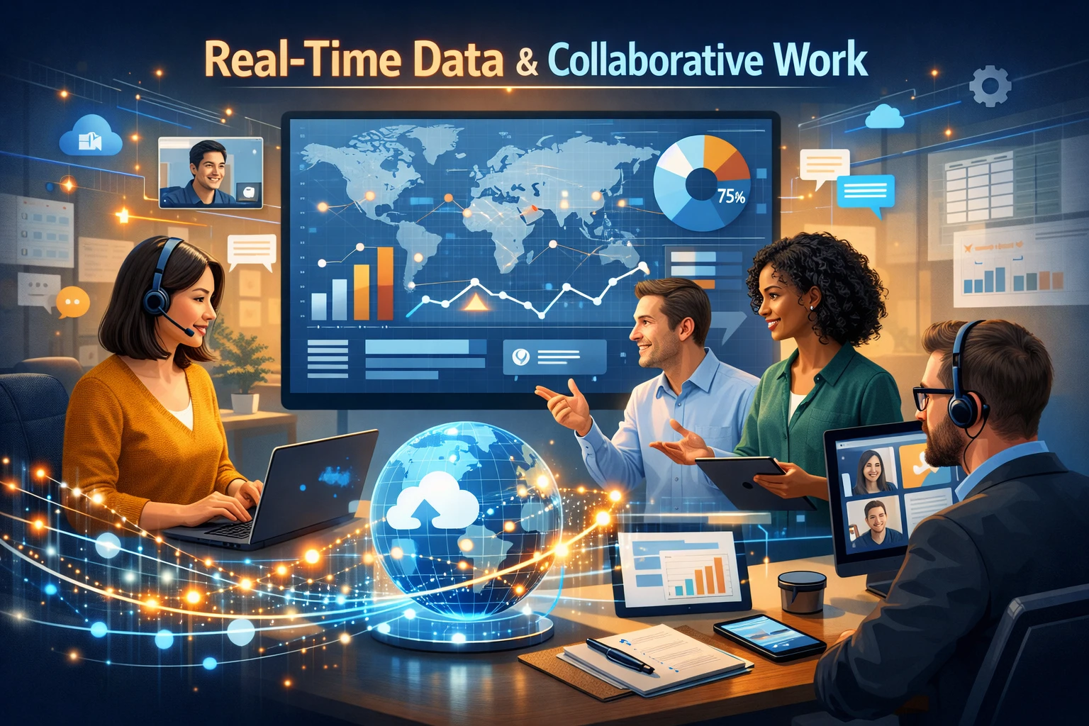实时数据与协同办公