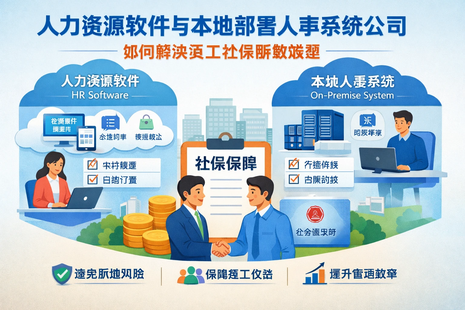 人力资源软件与本地部署人事系统公司如何解决员工社保断缴难题