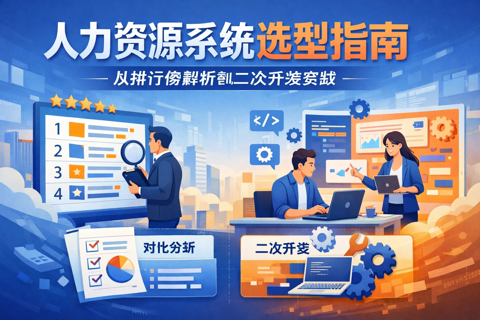 人力资源系统选型指南：从排行榜解析到二次开发实战