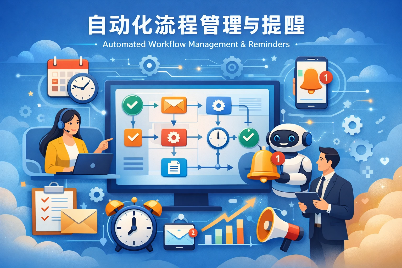 自动化流程管理与提醒