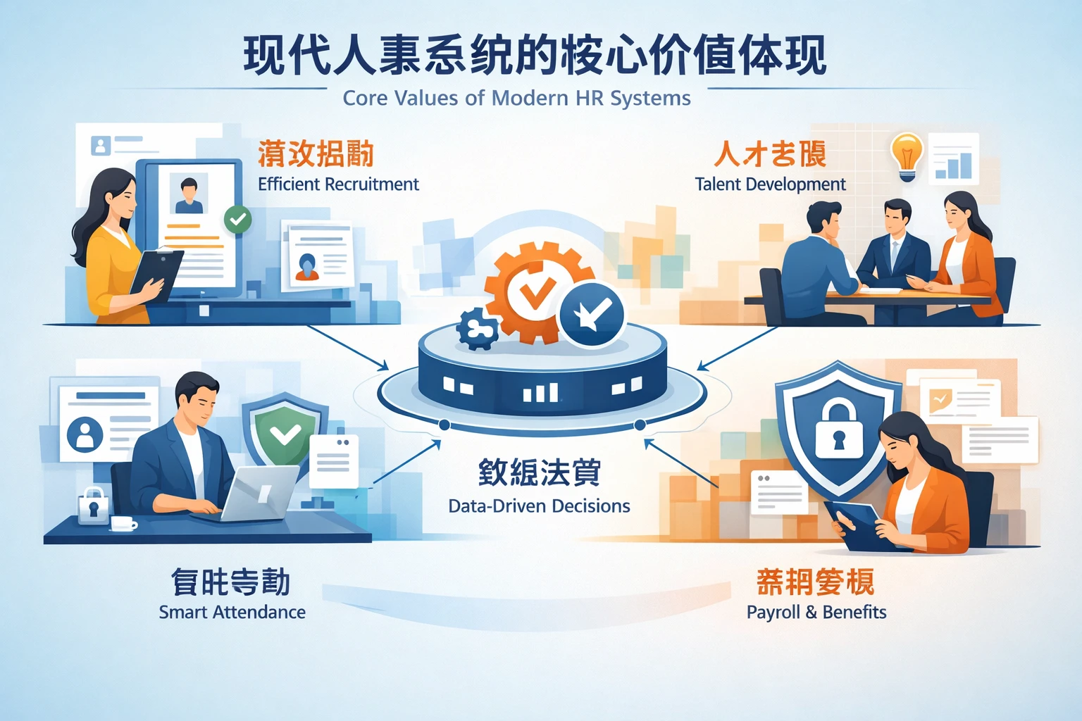 现代人事系统的核心价值体现