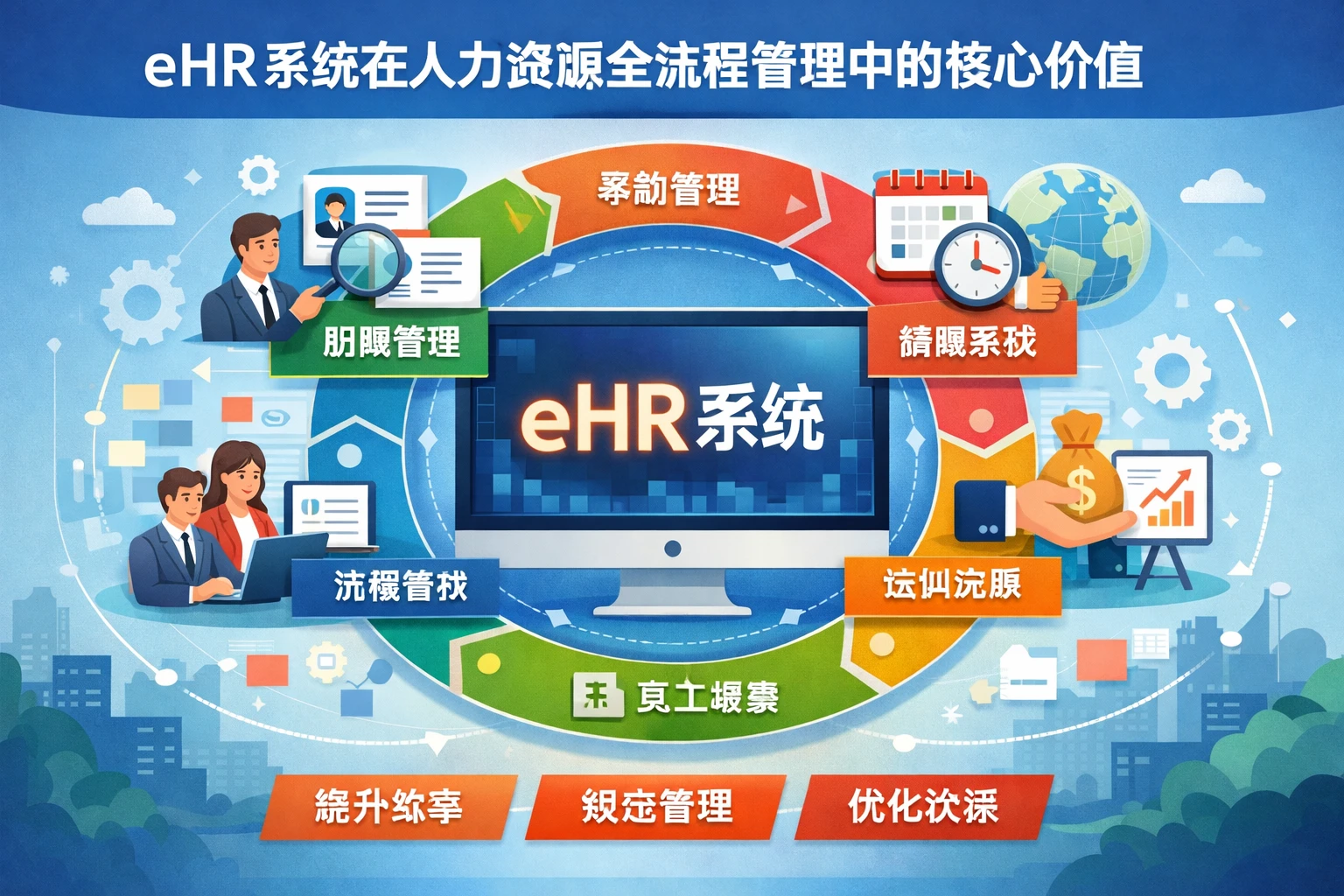 eHR系统在人力资源全流程管理中的核心价值