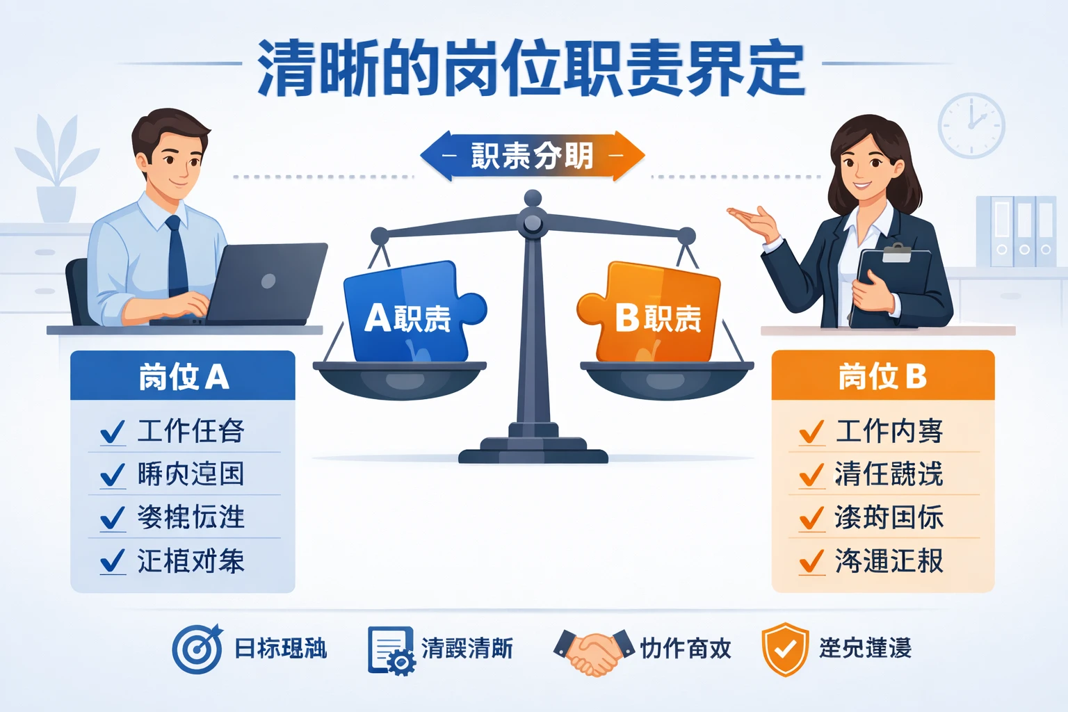 清晰的岗位职责界定
