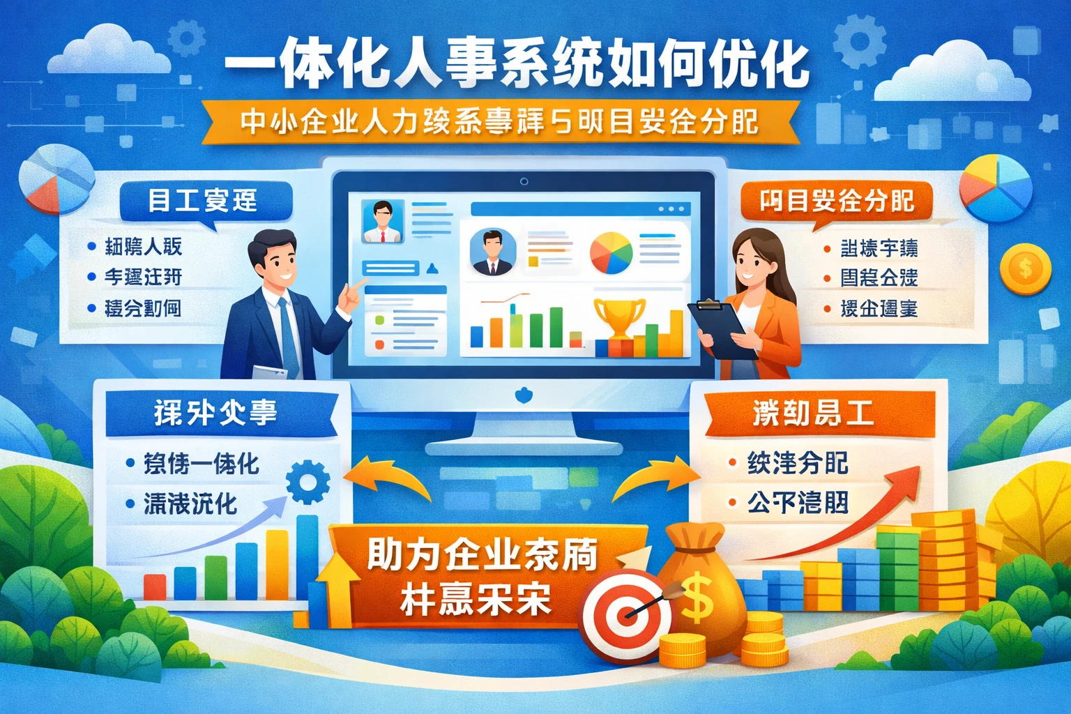 一体化人事系统如何优化中小企业人力资源管理与项目奖金分配