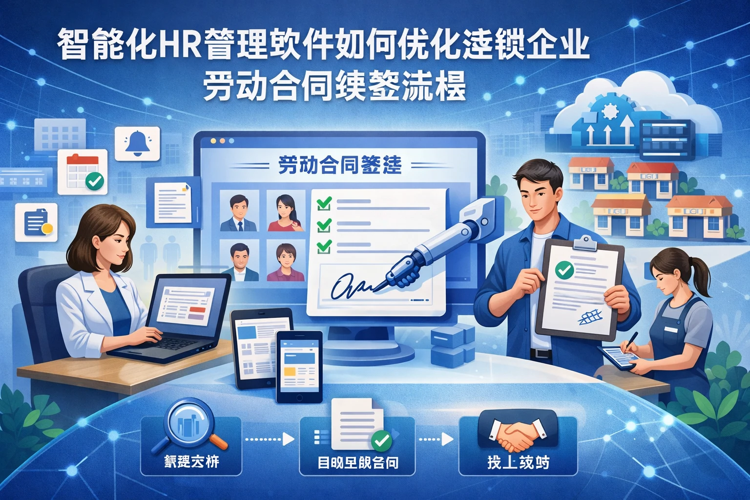 智能化HR管理软件如何优化连锁企业劳动合同续签流程