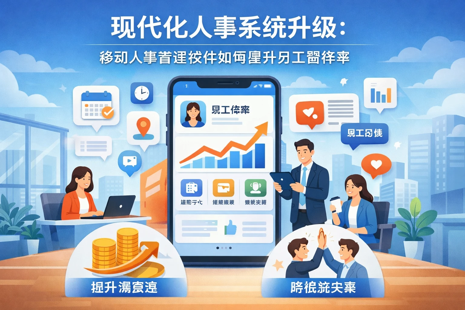 现代化人事系统升级：移动人事管理软件如何提升员工留存率