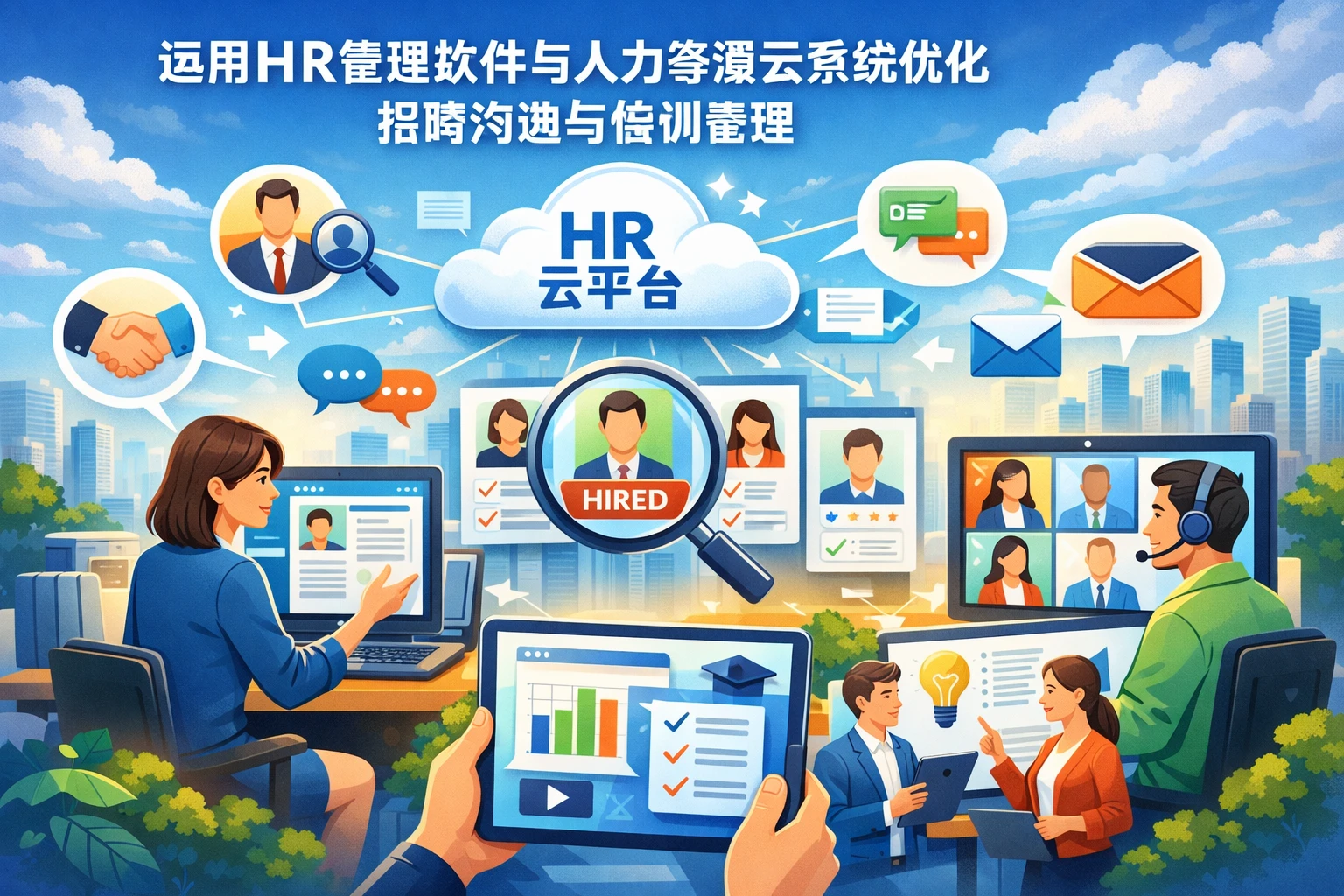 运用HR管理软件与人力资源云系统优化招聘沟通与培训管理
