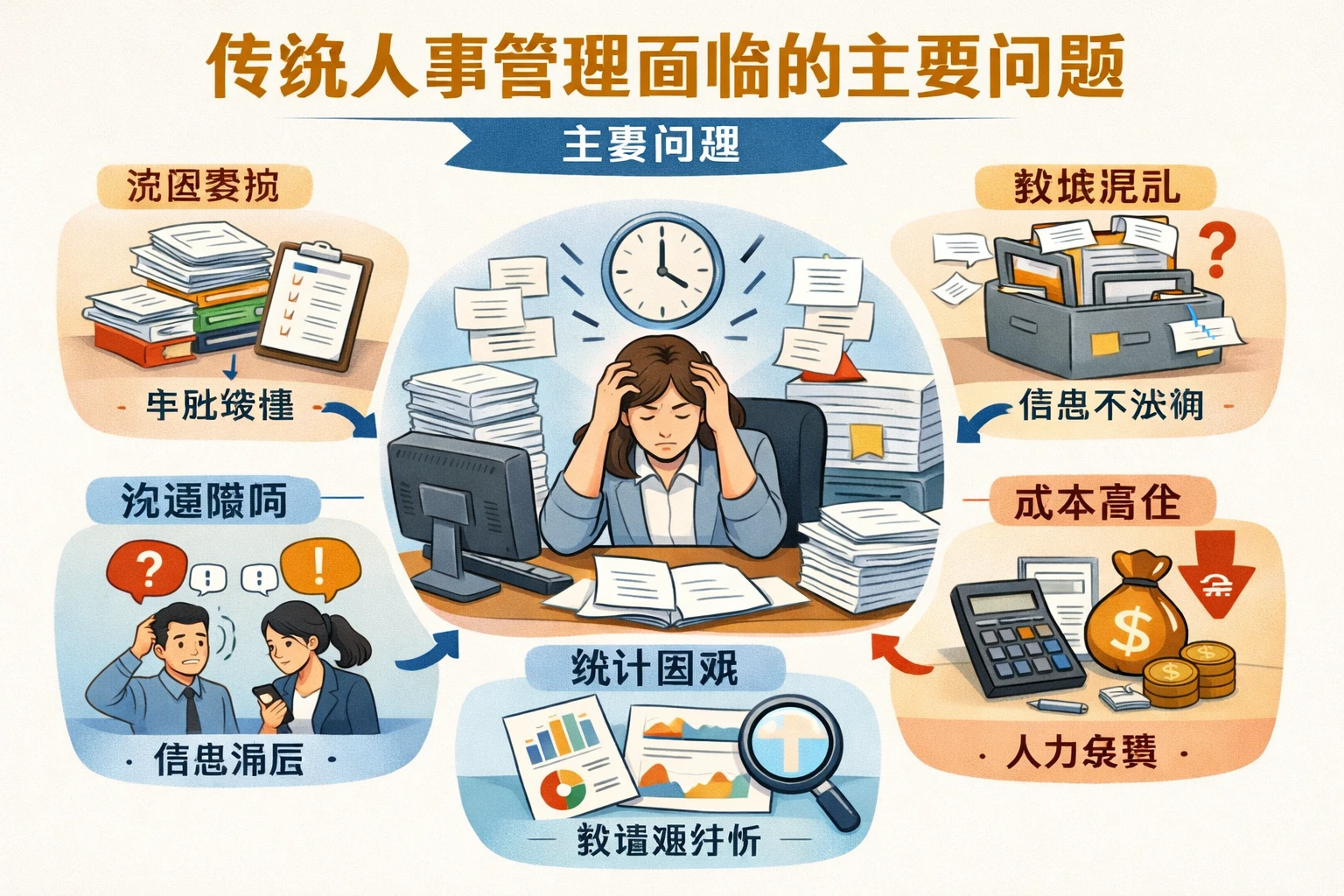 传统人事管理面临的主要问题