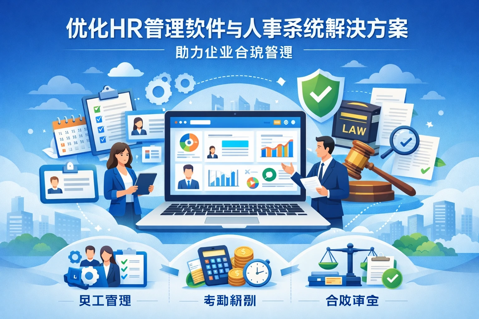 优化HR管理软件与人事系统解决方案，助力企业合规管理
