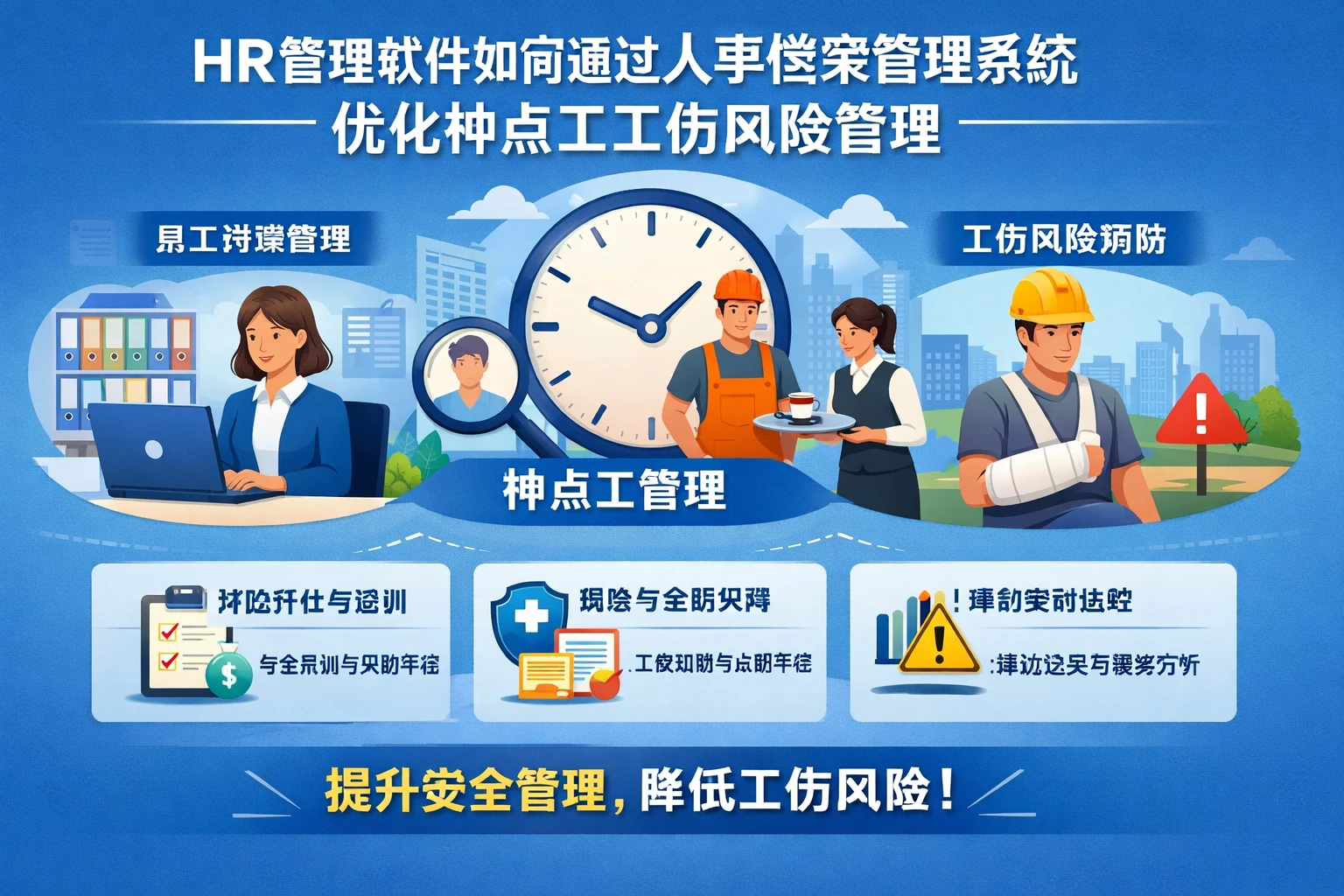 HR管理软件如何通过人事档案管理系统优化钟点工工伤风险管理