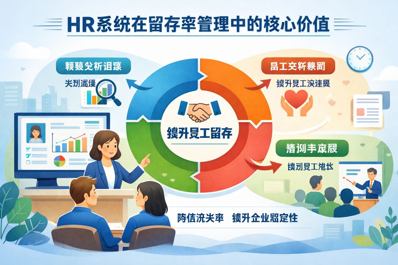 HR系统在留存率管理中的核心价值