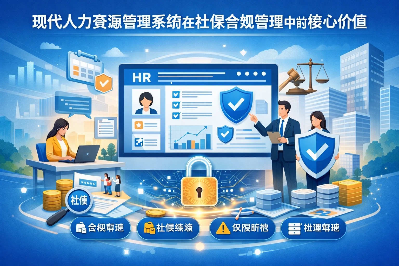 现代人力资源管理系统在社保合规管理中的核心价值
