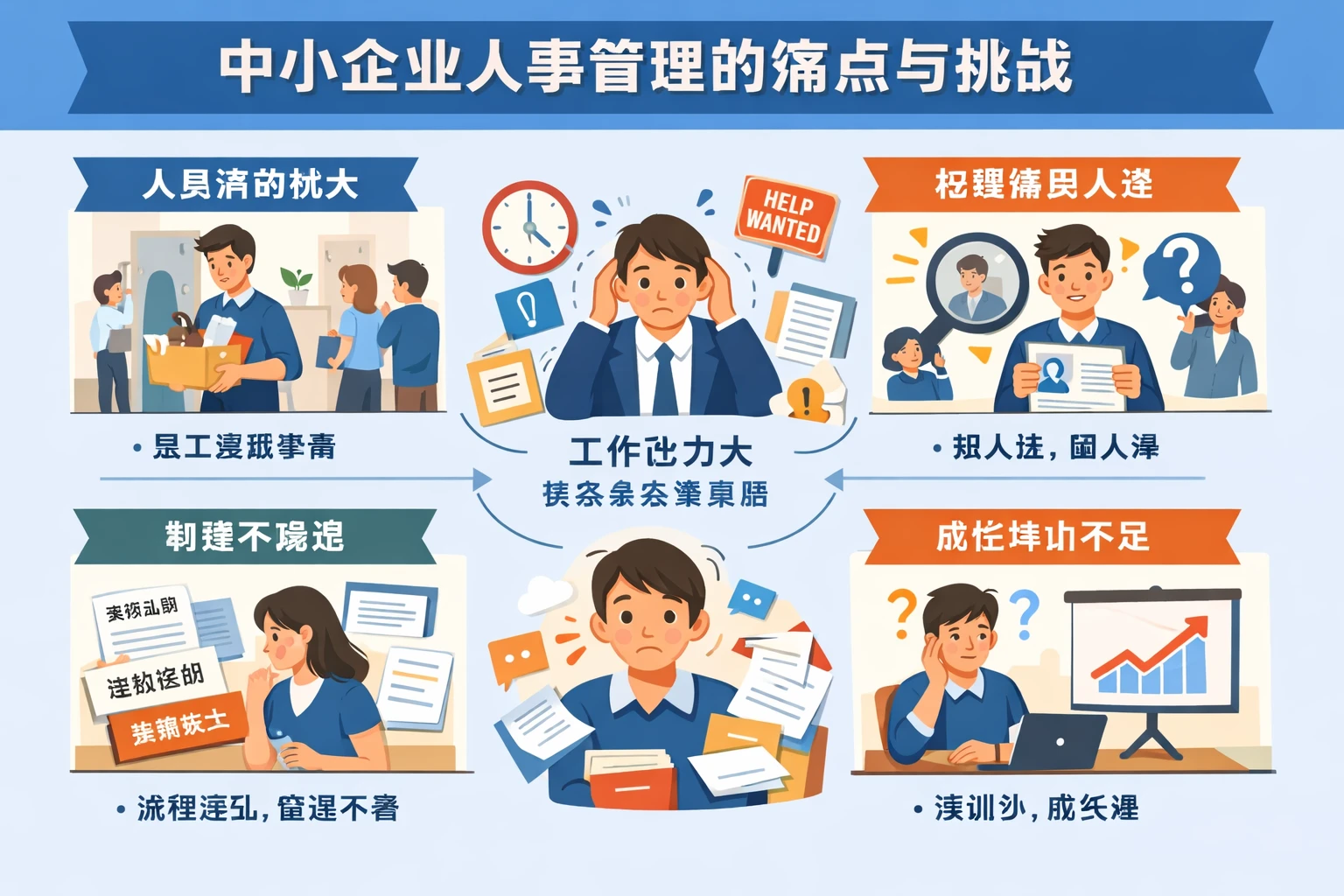 中小企业人事管理的痛点与挑战