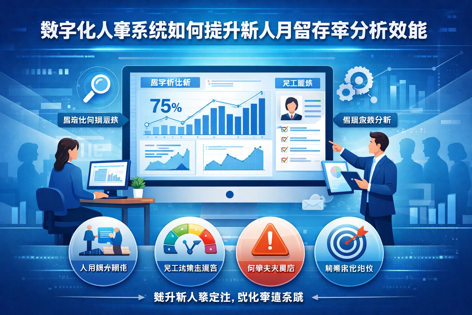 数字化人事系统如何提升新人月留存率分析效能